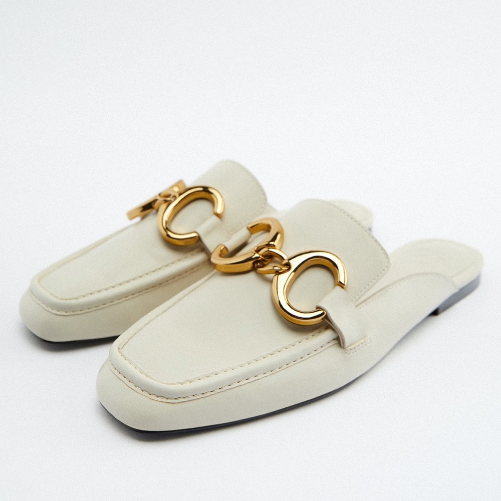 NWT Zara Mule Loafers